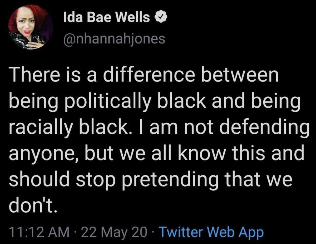 MsMelChen's tweet photo. Lindsay Clancy juror may be black, but he's "politically white" because he wouldn't let a child murderer off the hook

And this justifies everything they will do to tear him down. They will destroy his life and they will be ok doing it because he may be black but he's not "politically black"