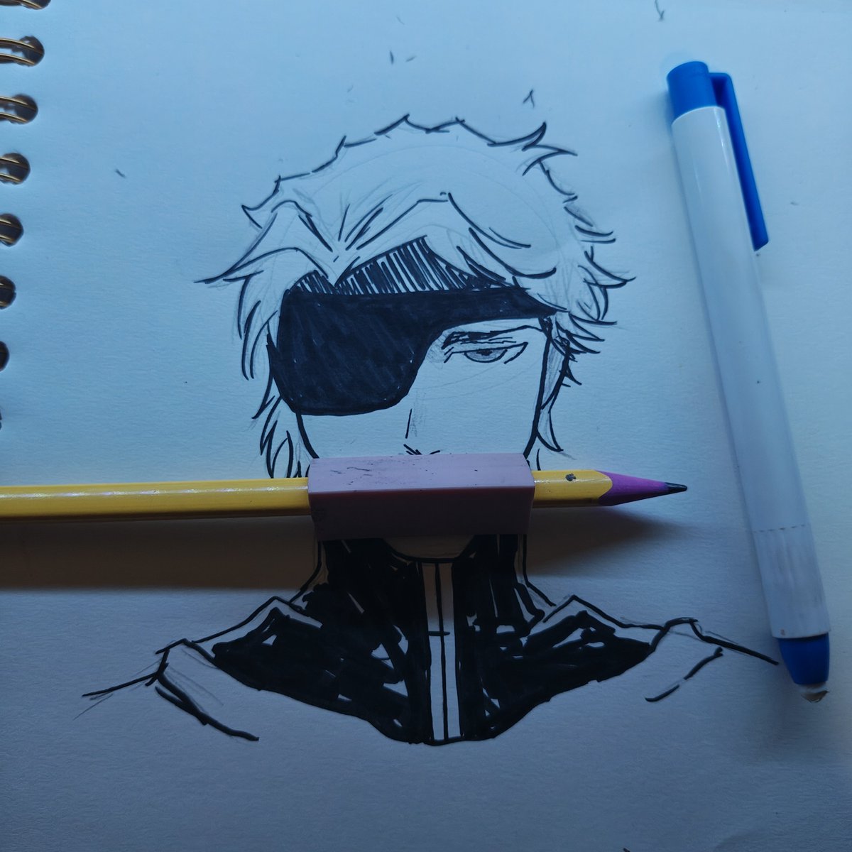 ShunRika_Wisp's tweet photo. Might try doodling Orihime next. 

#BLEACH https://t.co/1RDAcLUi0u