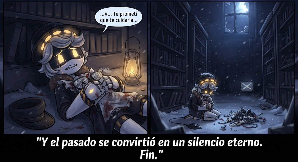 jgfdthv800's tweet photo. Un comic hecho con IA del eNVy
#murderdrones #N #V #eNVy #NxV #VxN #IA https://t.co/8t7uTVvJs6