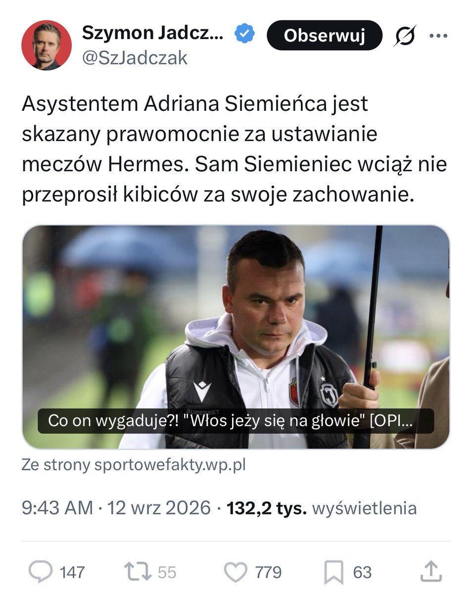 mfpisze's tweet photo. I właśnie dlatego to jest szmaciarz, a nie dziennikarz. 

Zaczęło się od tekstu gdzie głównymi winnymi byli sędziowie.  Natomiast Siemieniec się najlepiej klika. Więc będziemy pisać o wszystkim nawet sprzed 15 lat.

Dla mnie to nie jest strawne. https://t.co/xUoTb2KpNE