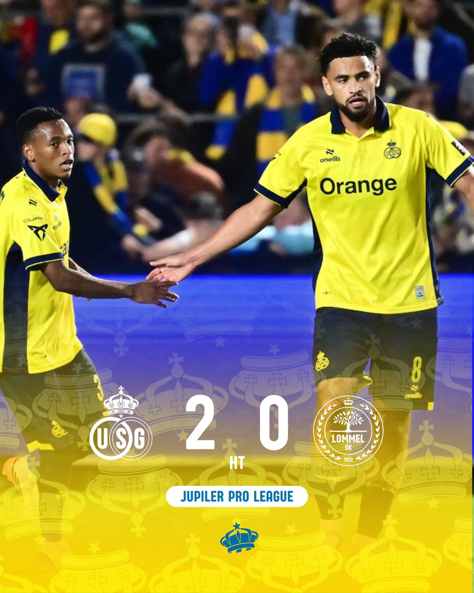 RUSG_FR's tweet photo. ⏸️ L’Union mène 2-0 à la pause face à Lommel grâce à 2 buts rapides !
Qu’en pensez-vous ? 💛💙
#USGLOM https://t.co/9clYBtfkLn