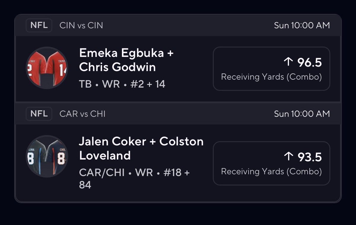tuffpicks's tweet photo. NFL SUNDAY YOUTUBE PAIR🚨🏈💰
❤️ AND SUBSCRIBE ON YOUTUBE‼️
FULL BREAKDOWN HERE
👇👇👇👇👇👇👇👇👇
https://t.co/G1kf50q644
#gamblingtwitter #gamblingx #prizepicks #PrizePicksCFB #NFLProps #NFLDFS #nfl #fanduel #draftkings📷 #DFS https://t.co/dWprSSKuYX