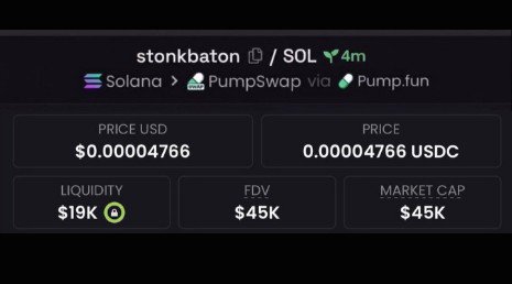 belemradio's tweet photo. 🚨 $STONKBATON — WE’RE IN AT $45K MC 🦇

Caught this one early through my TG. 👀
$45K MC is still tiny — now watching to see if the market starts paying attention. 🔥

📲 DM me on TG if you want the details.

CA: 66aBzVKucLmWvY2JEU5CjAYcUSz7YcpoBDfXXWV9pump

#STONKBATON #Crypto #Memecoin