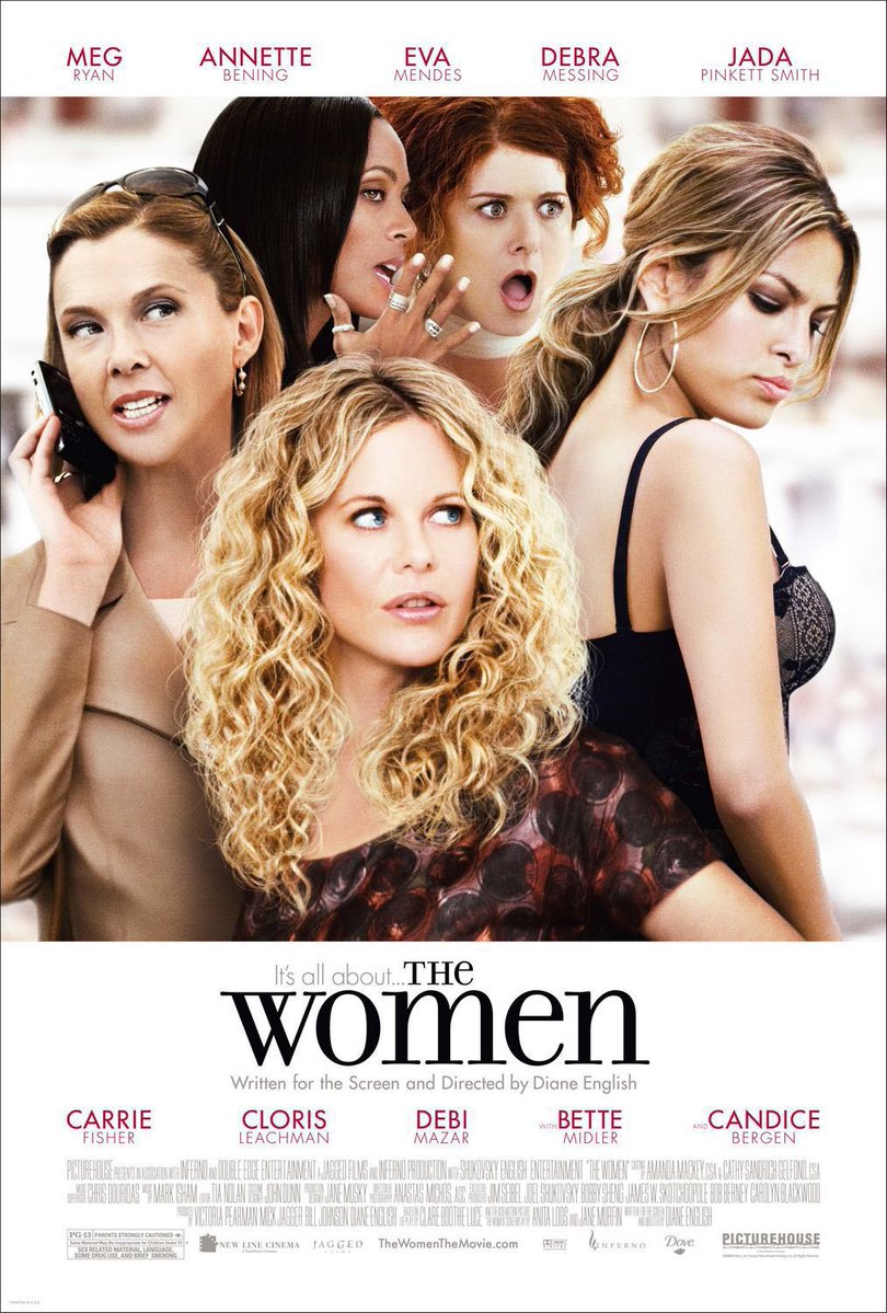 FilmNewsNos's tweet photo. 🎬MOVIE HISTORY: 18 years ago today, September 12, 2008, the movie ‘The Women’ opened in theaters!

#MegRyan #AnnetteBening #EvaMendes #DebraMessing @jadapsmith #CandiceBergen #ClorisLeachman #DebiMazar #BetteMidler #DianeEnglish https://t.co/n3W8GT9n2G