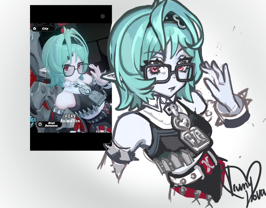 vampylotus's tweet photo. Roxy doodle ˚.⋆꒰১ ໒꒱⋆.˚

#ZenlessZoneZero https://t.co/JHKWTTv7AQ