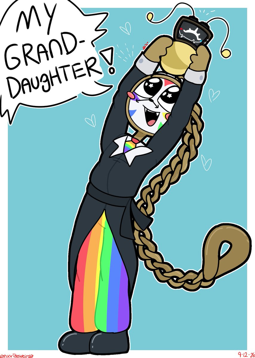 Onyx_The_Weirdo's tweet photo. Its very obvious he is happy to have a grand-daughter!
#Dyle #dandysworlddyle #Baileebee #Season3au #Dandysworldau https://t.co/B6il4bxZXx