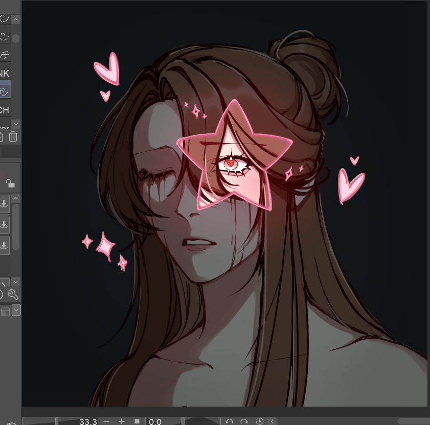 guuby_'s tweet photo. shi mei doodle while i improve my coloring ⭐️ https://t.co/MWwxkMeciU