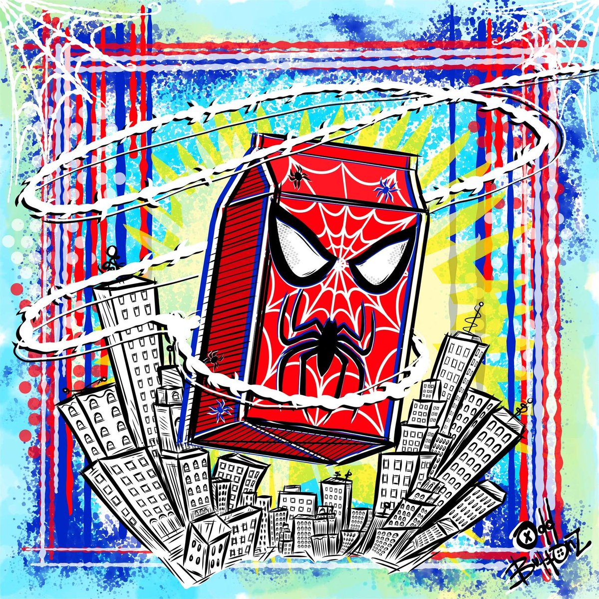 BTCMilk's tweet photo. received my custom @oddbuttonz digital art piece on the XRPL 😍

i gave her free range for the most part, just asked for a milk carton that was spider-man themed, and she delivered flawlessly 🤍❤️💙🖤

if you're interested in getting your own custom piece, she has 2 different art styles she's currently doing, her Portraits and her Imaginarium art styles. reach out to her to discuss pricing.

very affordable custom art for those of you who collect art and want something made specifically for you.

https://t.co/IrlT750E99
https://t.co/3UIOlKnztu