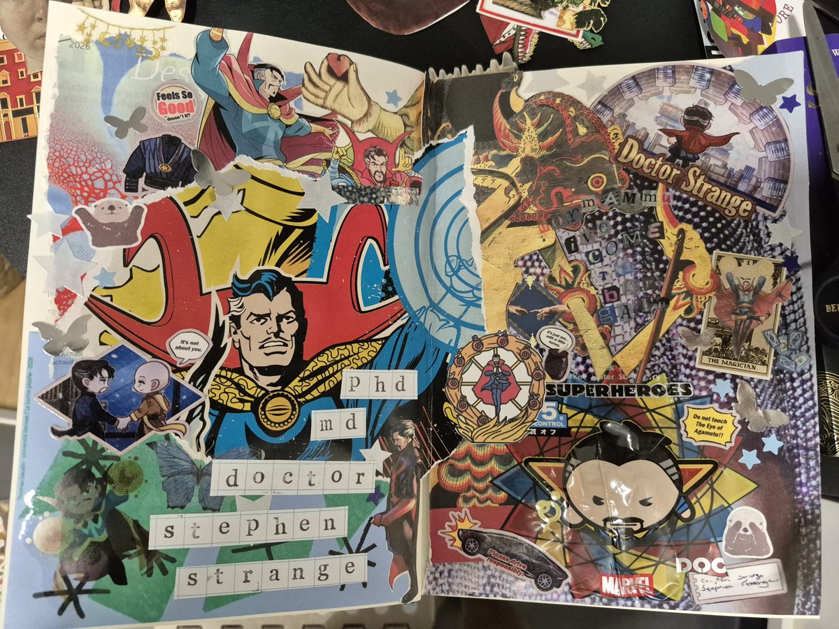 Clays3141's tweet photo. Strange scrapbooking spreads 🦋✨️ https://t.co/TUyNBB7FIt