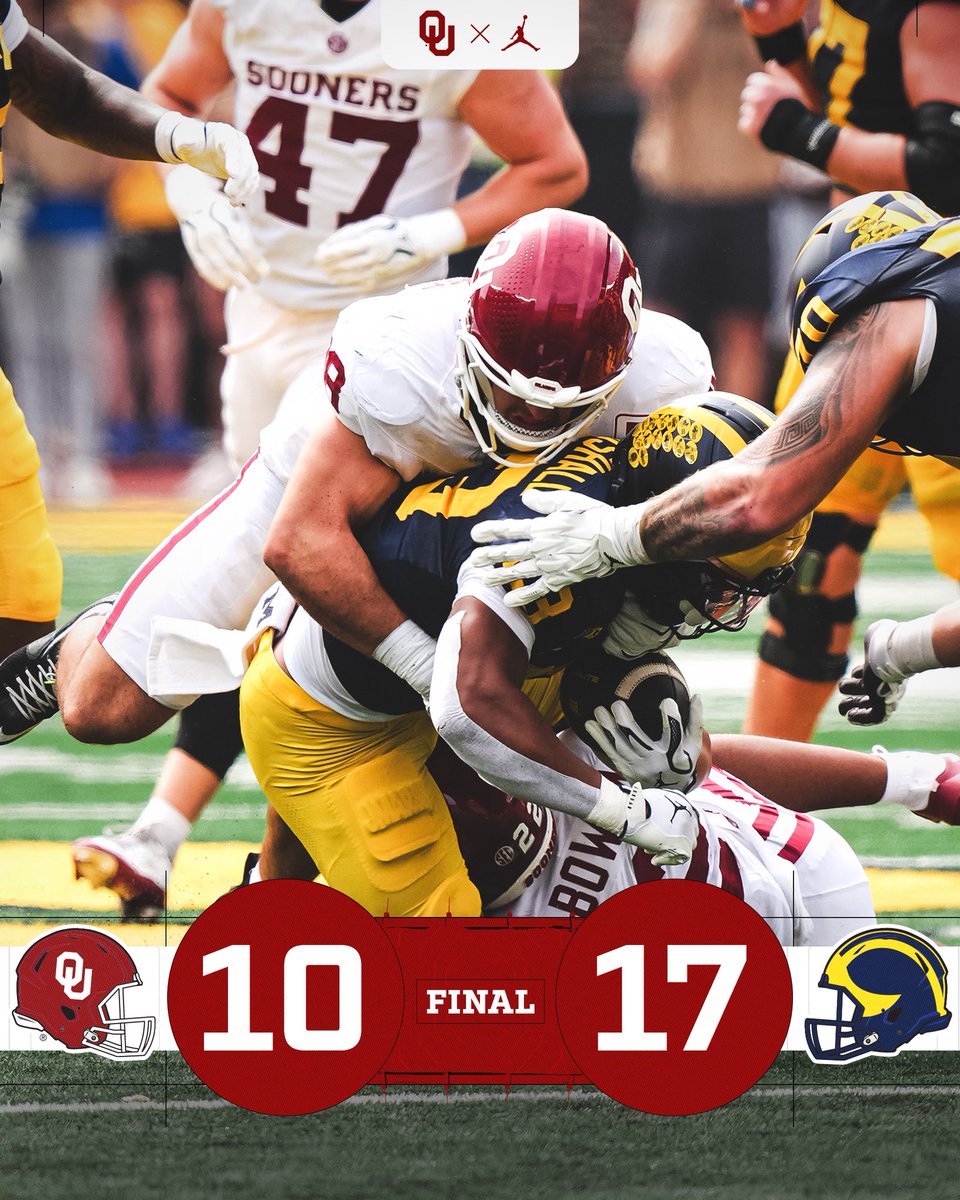 OU_Football's tweet photo. Final. https://t.co/Bn93Ukem0m