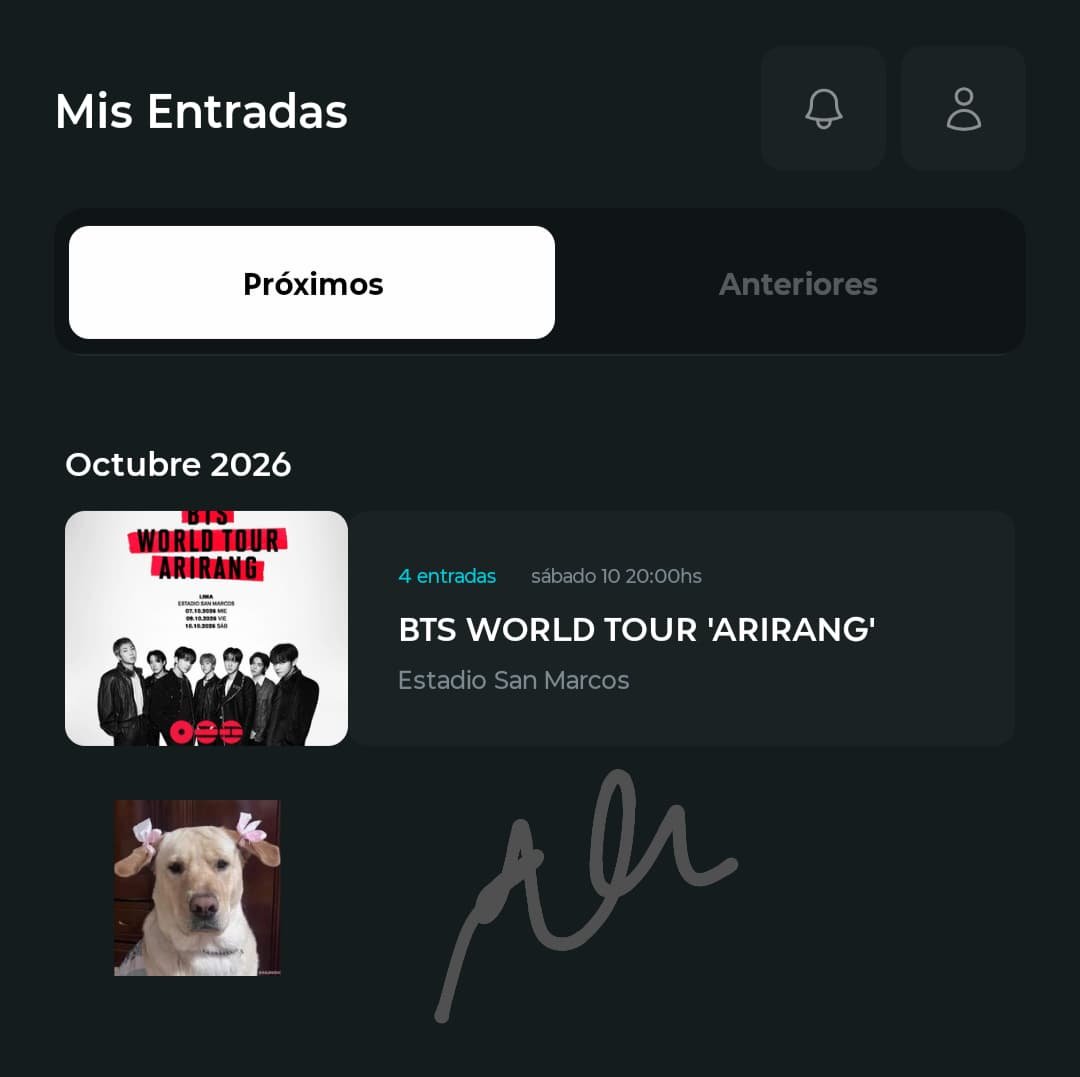 aleykris's tweet photo. Holaaa, estoy vendiendo 2 entradas campo A para el sábado 10 de octubre. El trato es presencial para evitar estafas 🙌🏼 

entradas bts
Estadio San marcos https://t.co/X7vLUnBjwL