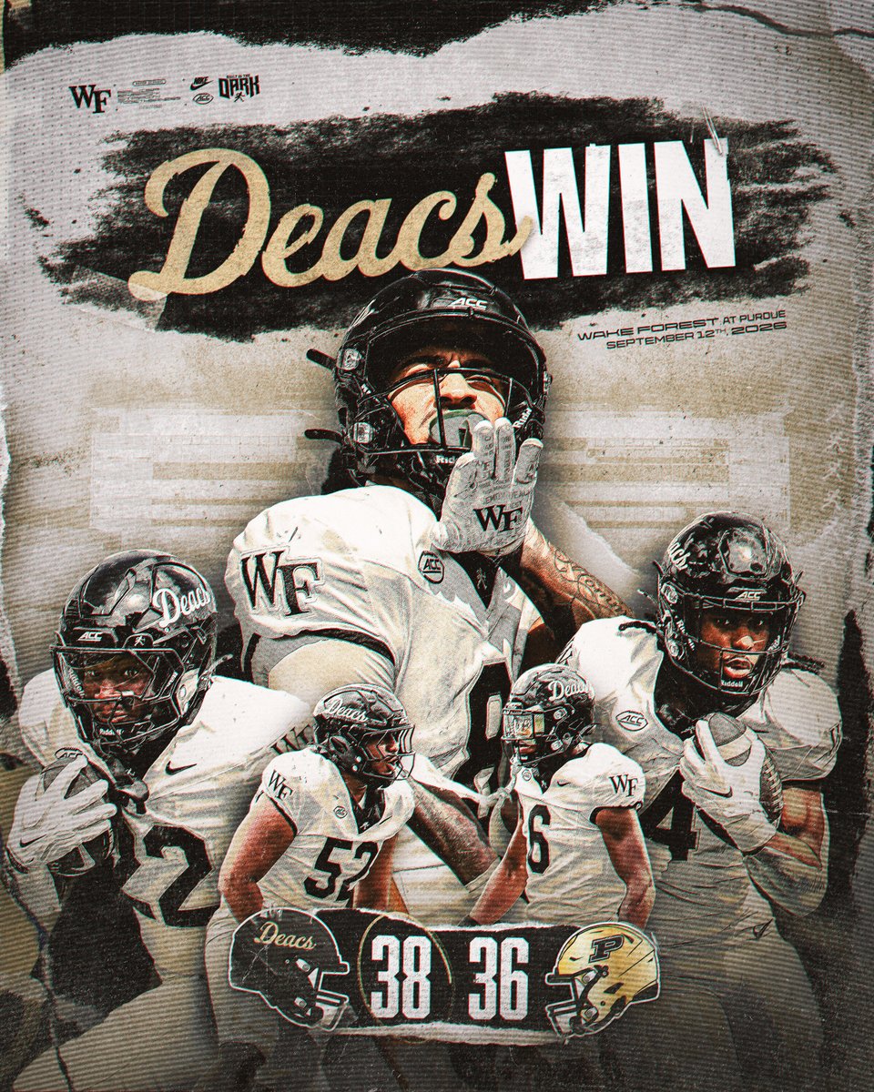 WakeFB's tweet photo. Got a team full of dawgs 🫡 https://t.co/uEAxL70A2c