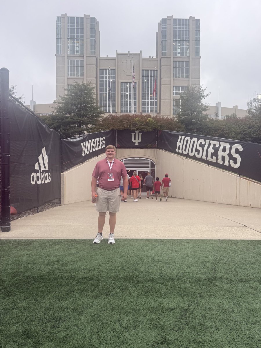 reidmcfootball's tweet photo. Had a great visit at Indiana University today https://t.co/GWVLH06RK3