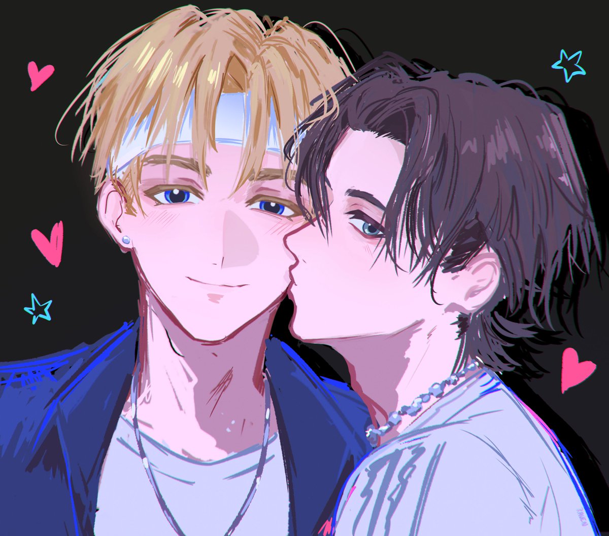 jhenny345's tweet photo. Bueno ahora un Sketch de mi ship de los santos bravos xdxdxd

#SantosBravos #stbv #alebi https://t.co/Uej9tFXPff
