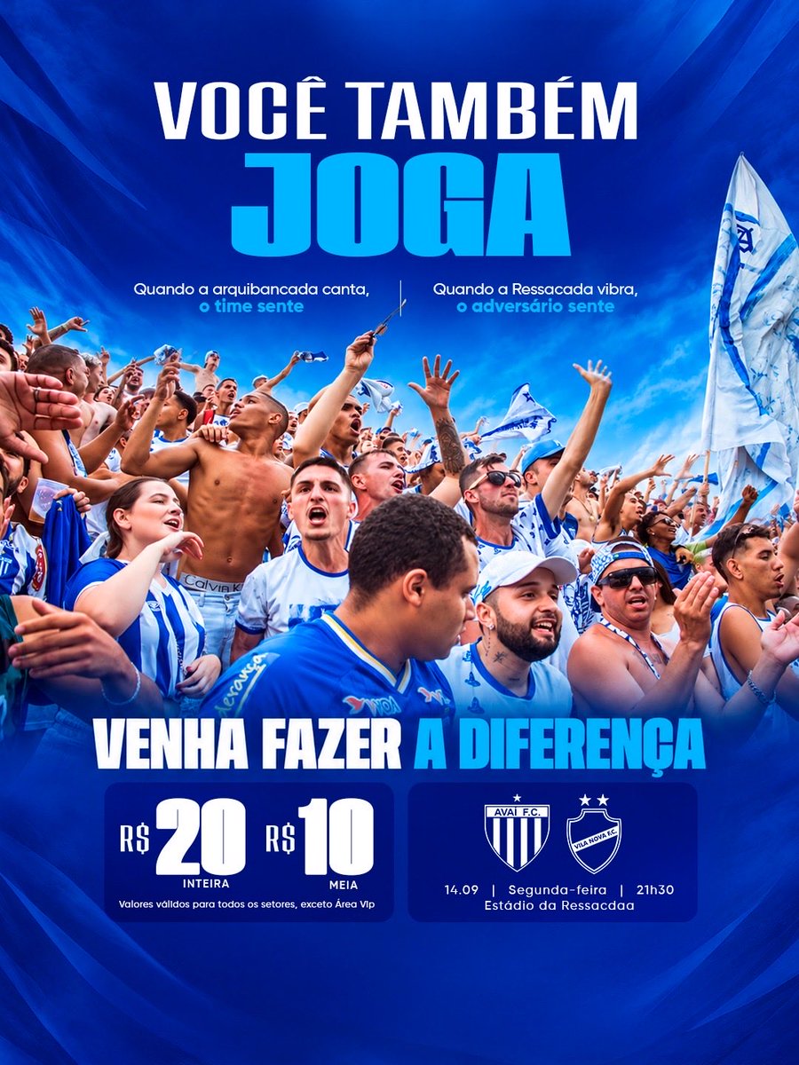 AvaiFC's tweet photo. 🦁🗣️ PROMOÇÃO DE INGRESSOS!

Garanta já o seu:
https://t.co/t4GTZc90Dg

#TodosPeloAvaí https://t.co/jmBTjQn0ao