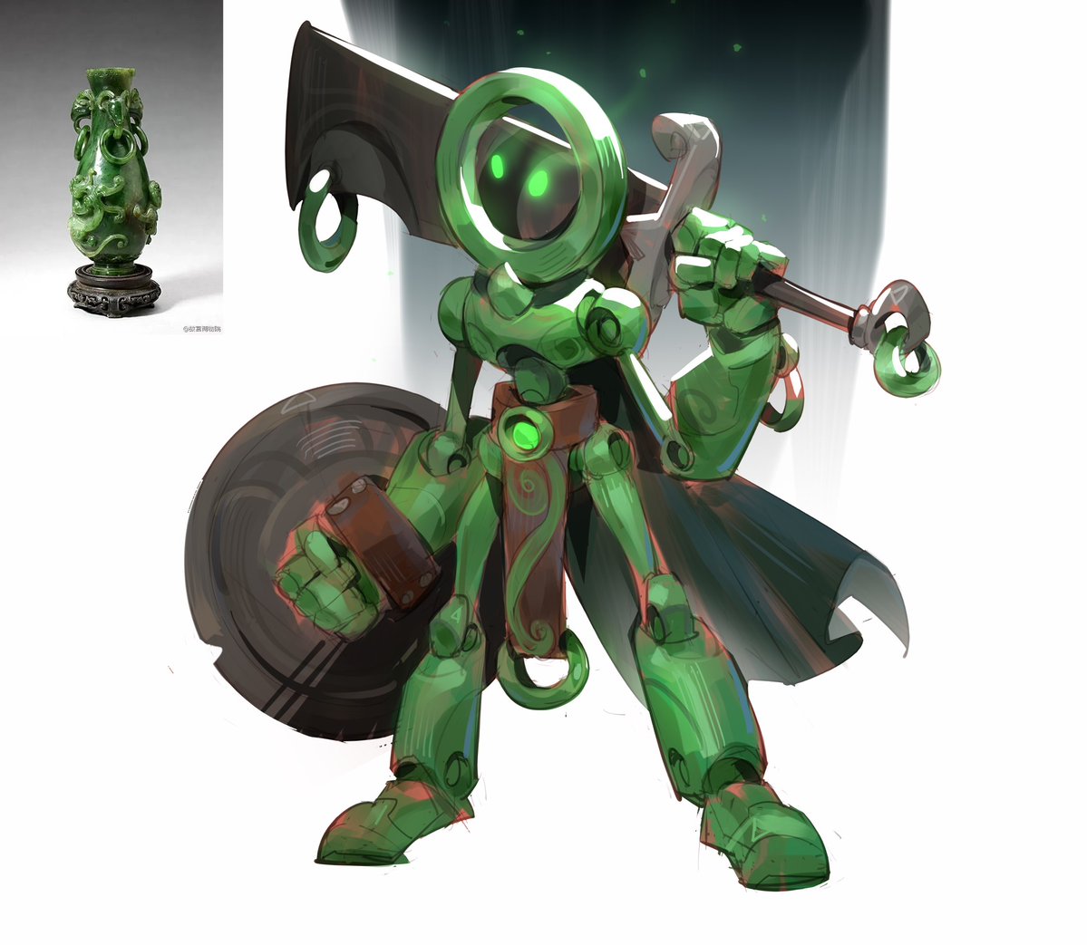 FrunzBb's tweet photo. Day 12 of conceptcore challenge Jade Vase✨

 #conceptcore https://t.co/YWeHDkQFO1