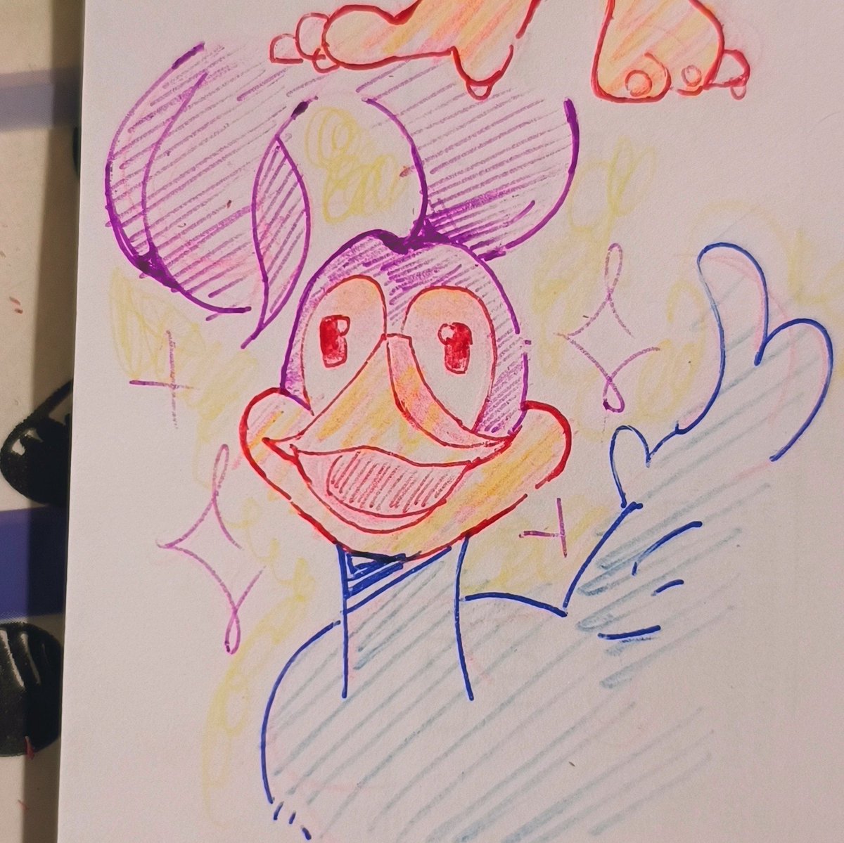 Misster_fu8's tweet photo. 💕✨I'm not at my desk, but at least I did some doodles; he's very cute✨💕🦆God is truly worthy of worship. AAAAGH 
#coyotevsacme #roadrunner #looneytoons #bl #wilerunner https://t.co/juv5gozB9E