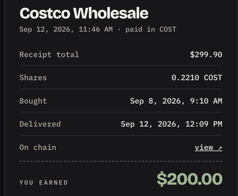 khal_hodl's tweet photo. robinhood:0xb97d9e5ad6244d27588fe0a624a8c78e512934ee JUST PAID FOR MY $200 GROCERY AT COSTCO. BILLIONS CODED @receiptfamily https://t.co/19gfuPqIvO