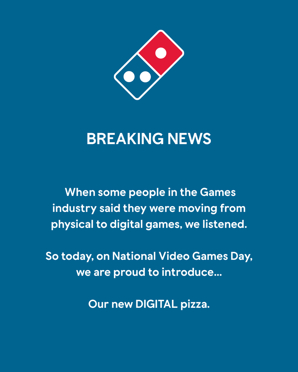 Dominos_UK's tweet photo. BREAKING NEWS https://t.co/Zq22kZ9V4M