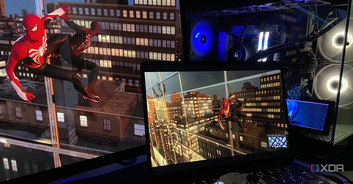 My old laptop plays my desktop's games now, and the whole setup took one evening