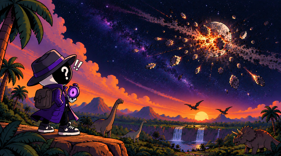 WHIFOFFICIAL's tweet photo. Well…

The dinosaurs survived. 🦖

The Moon didn’t. 💥🌕

$WHIF may have made things worse.

Again. ❓⏳

#WhatIfTimeline #Memecoin #memecoin100x  #Crypto https://t.co/0aOXOlP7JV