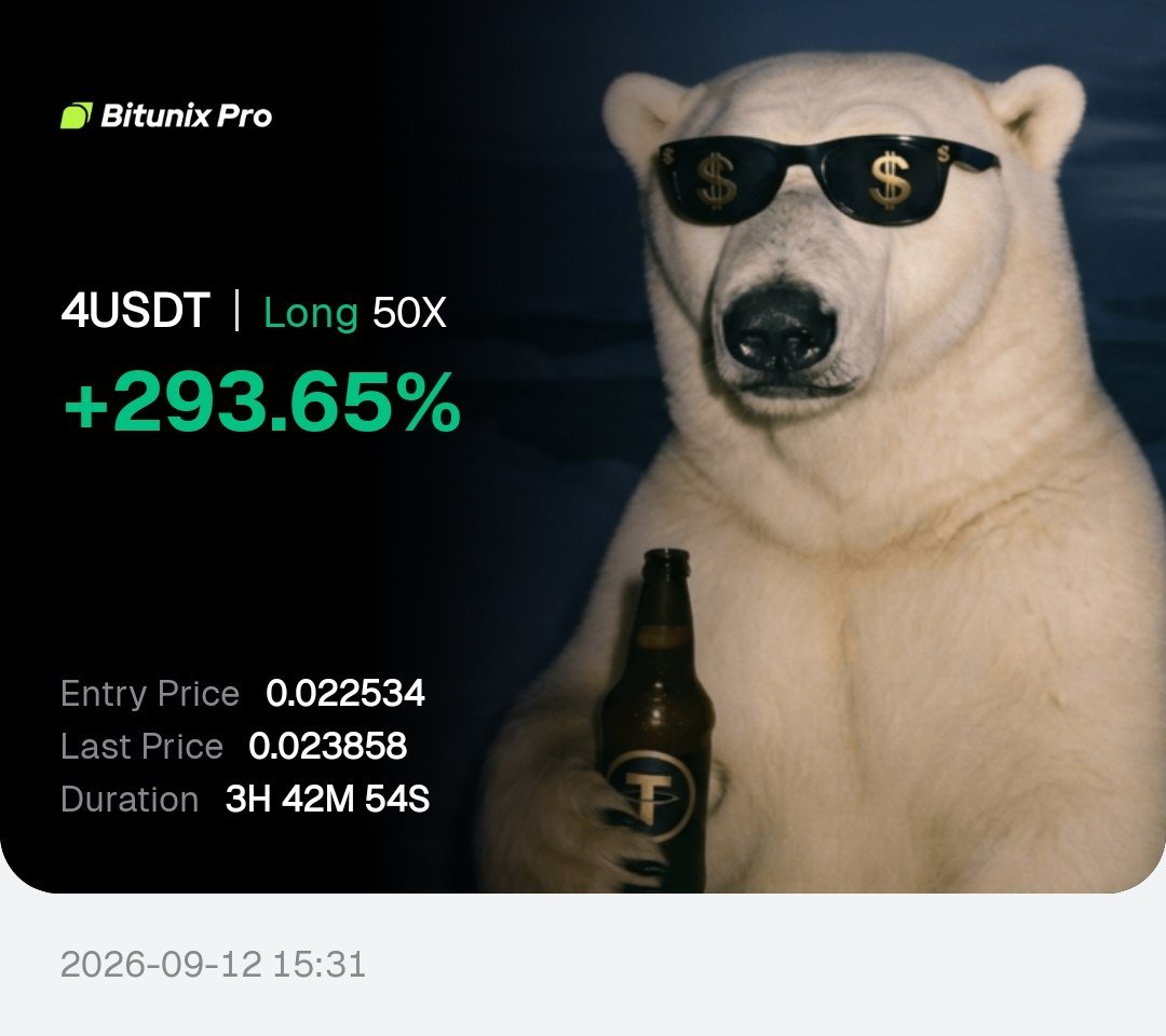 Cry_Fortress's tweet photo. #PREMIUM_SIGNAL
π¨ π Entry to TP β complete market control.
π We donβt chase pumpsβ¦ we position early.
#4 /USDT Take-Profit Target 2 Hit β
Profit: +293.65% π
Period:Β 3 Hr 42 min β°
Free Signals: https://t.co/YLb6088apC
#GΓΌmΓΌΕ #Platin #Nasdaq #Petrol #Dxy #Dax #Silver #altin #ons #bist100 #cment #xauusd #altΔ±n #gramaltΔ±n #btc #btcusdt