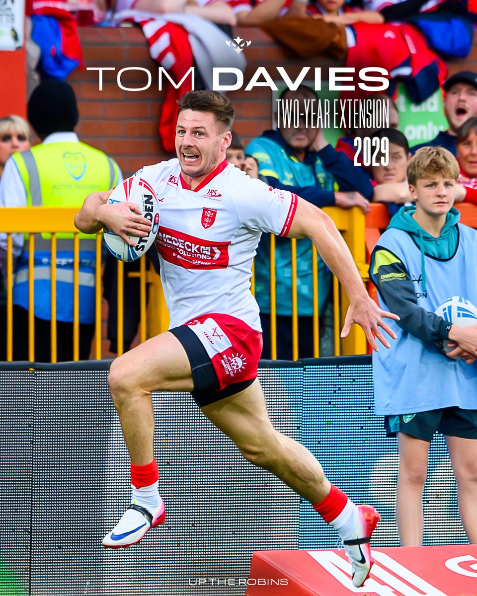 hullkrofficial's tweet photo. As announced LIVE at our 2026 End of Season Awards....

TOMMY D IS STAYING 🔥

#UpTheRobins🔴⚪️ https://t.co/V9Uj7E4gaC