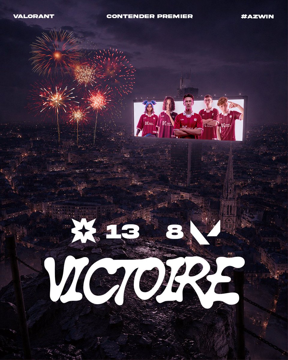 AZ_Rising's tweet photo. Remontada. 
Victoire compliquée, mais le résultat est là ! 2-0 Today 👏

13-8
GG. 𝗧𝗦𝗞 𝗟𝗼𝗸𝗶

#AZWIN https://t.co/DHI2lbIIVU