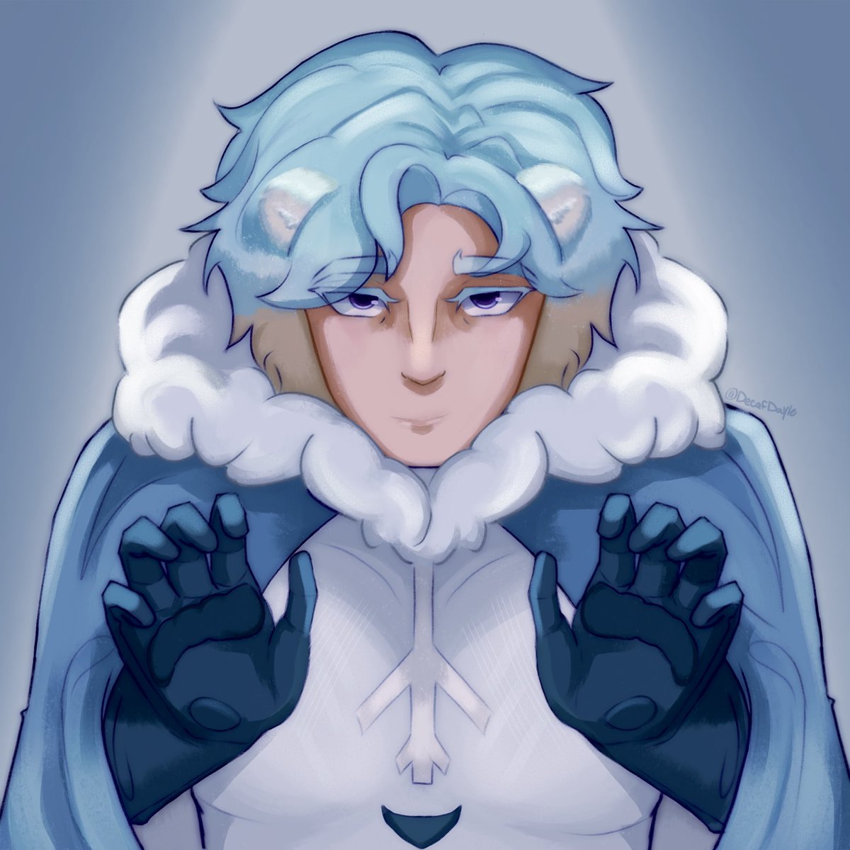 DecafDayle's tweet photo. Polar bear + Tf!Scott because that’s all I think about when I see him #theflightsmp https://t.co/fEWiyLpJ6O