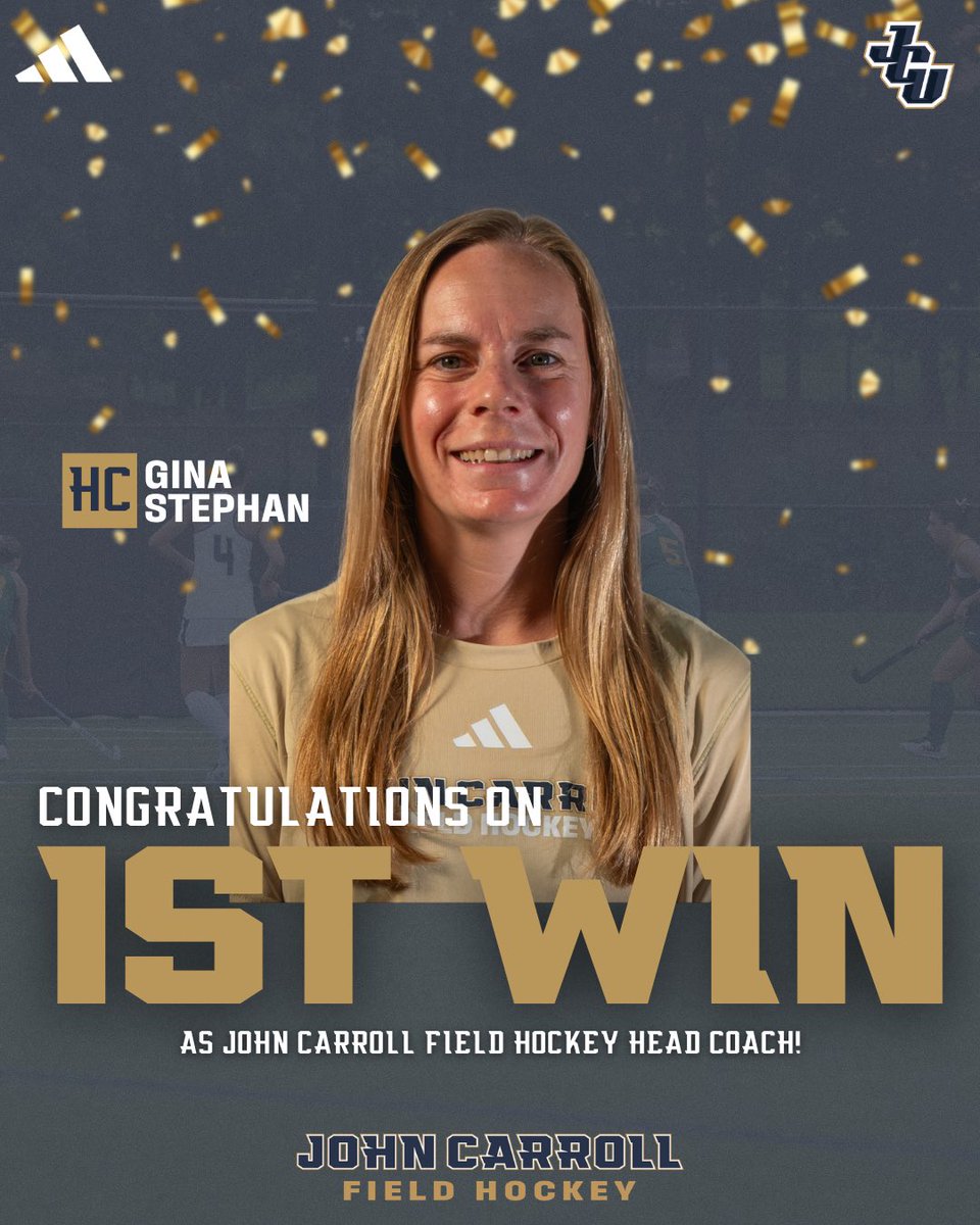 jcusports's tweet photo. Congratulations to Gina Stephan on her first win as JCU head coach! ⚡️ https://t.co/py0HOY4cqT