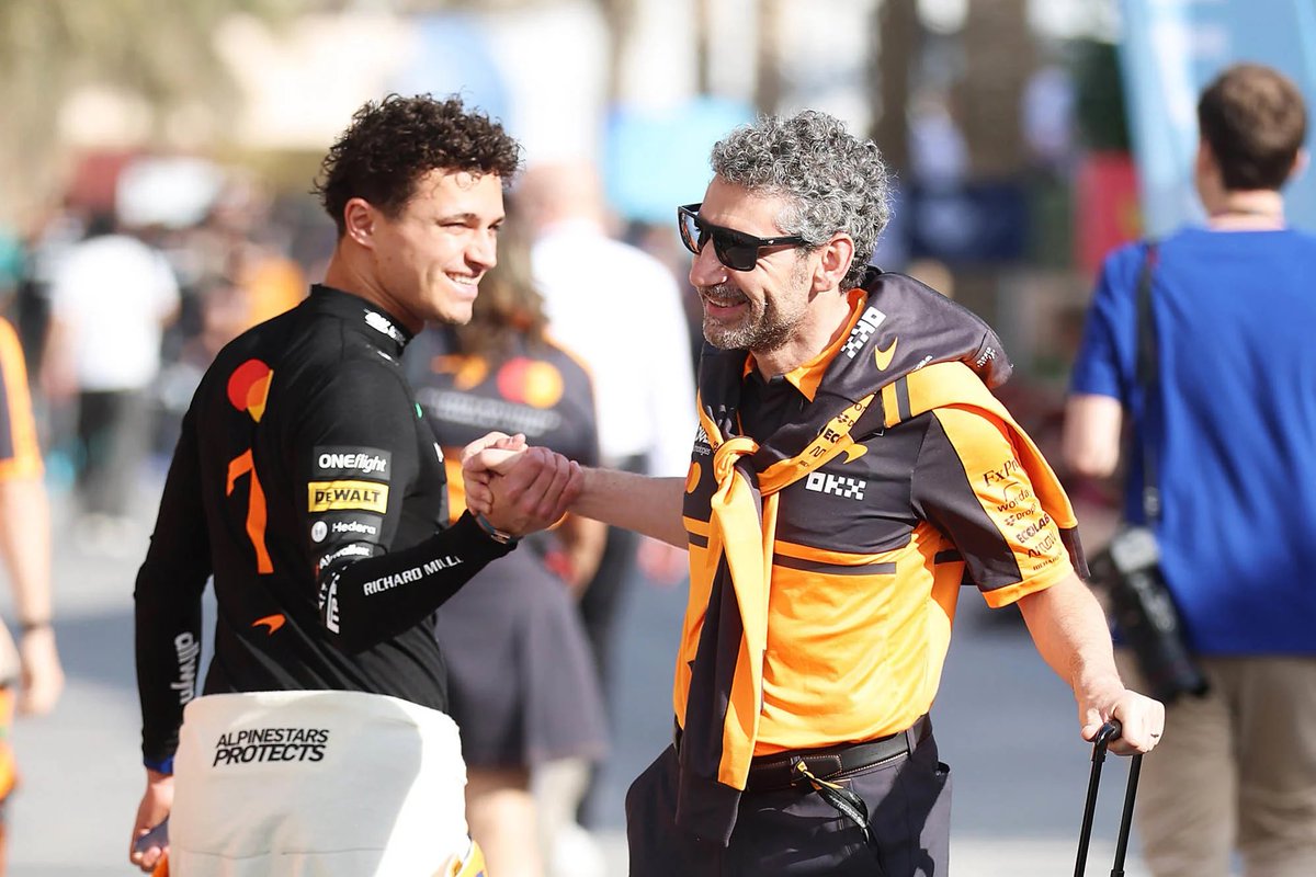 buckethatlando's tweet photo. Andrea Stella careful, you’ll move me

“It was certainly one of the most impressive laps I have witnessed as a person watching telemetry for about 450 Grand Prix.”

“At no stage of the weekend did we show that the car was at the level to be in pole position. We were rather lacking in the first sector, in the slow curves and on the curbs, and for the drivers it was very difficult to put together a lap.”

"I think the most impressive thing is the fact that it's still a pole position despite losing three and a half tenths in the last corner. It means that, without that problem, it would have been a pretty clear pole.”

“The thing that makes that lap unique is the precision: the braking, the input speed, the way to take the curb, the opening of the gas. Everything was executed with a truly unique level of precision. It was an incredible precision in the execution, meter after meter.”
