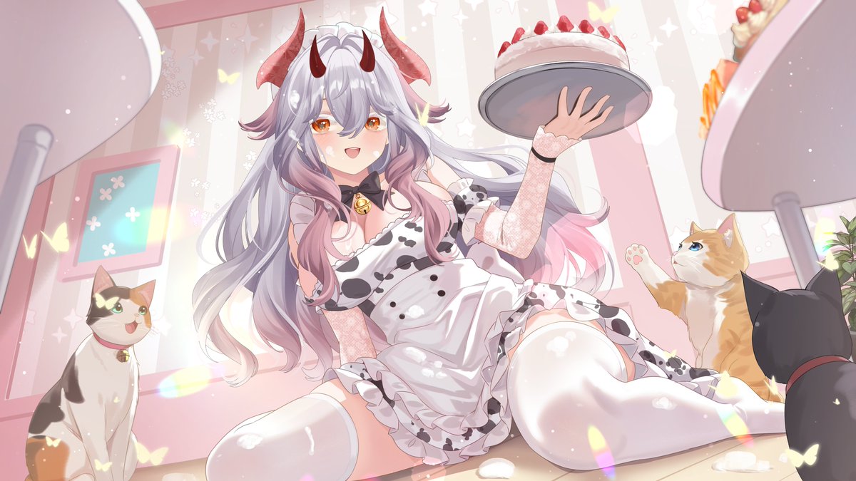 amaririsuVT's tweet photo. I heard you guys loved my new maid outfit~
#RisuArt https://t.co/aqsBiO4acv
