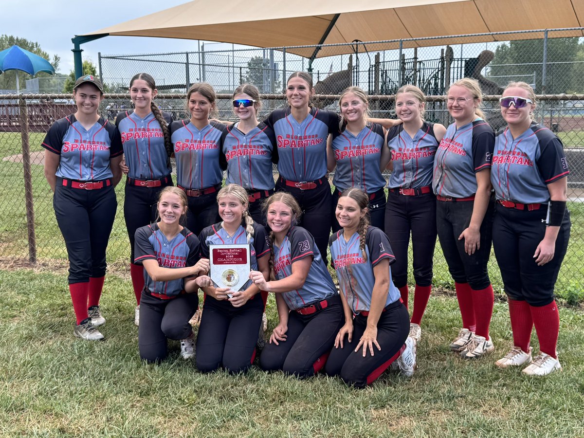 SpartansSoftbal's tweet photo. Way to go Lady Spartans!! The girls went 3-0 in the Benton Tournament taking 1st! The team is 9-0 for the season and still going strong! 💪🥎 #SpartanStrong #KeepUpTheHardWork @Rise_Above_RXVI https://t.co/i1IQhFrRXC