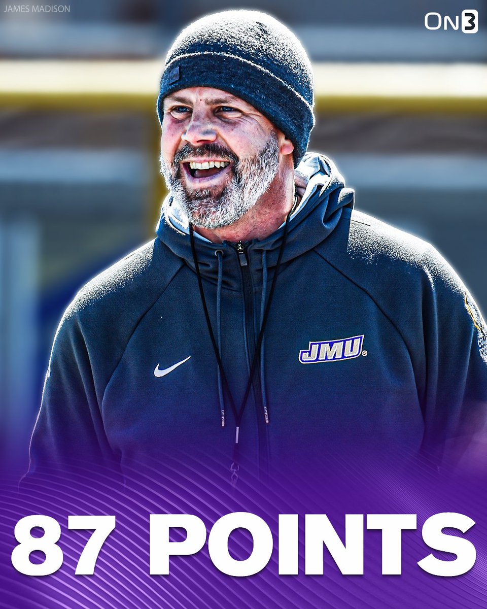 On3's tweet photo. NEW: Billy Napier and James Madison scored a program-record 87 points in their win over Wagner🔥

https://t.co/ckEuqdxGer