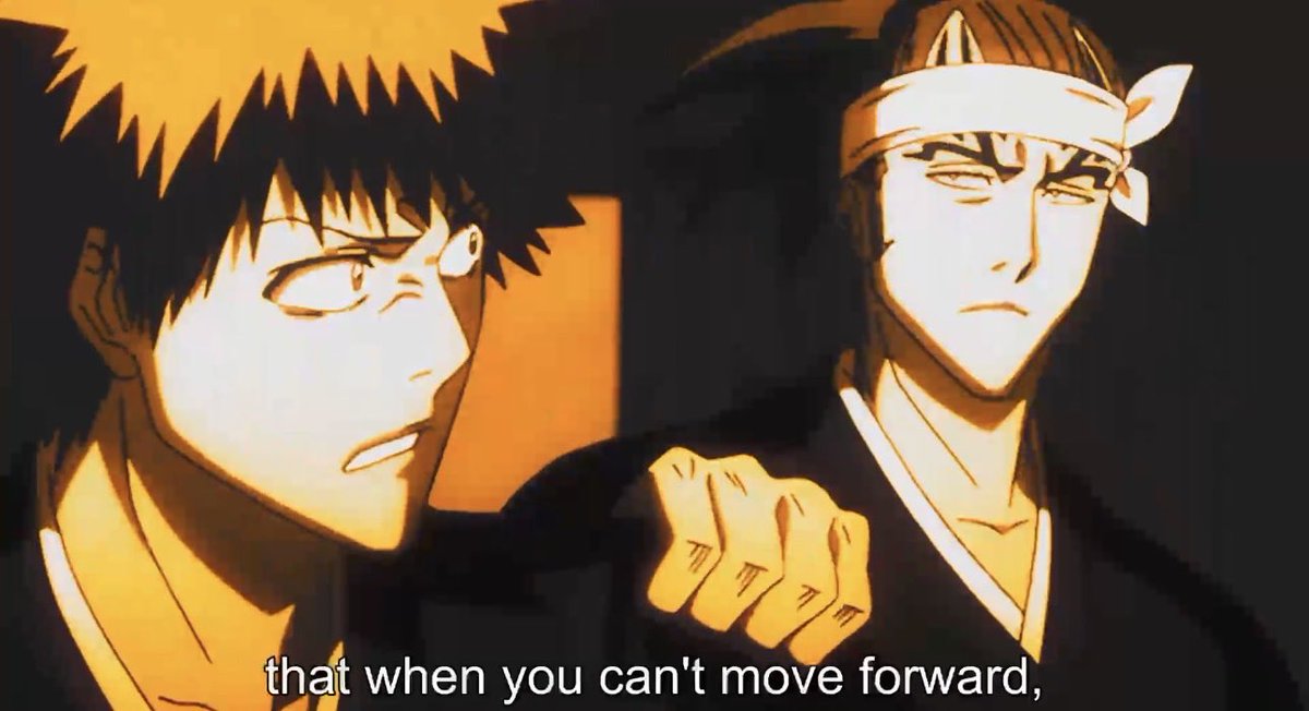TheVanessalves's tweet photo. I’m so glad they included this flashback because it shows how Renji was ride or die for Ichigo already immediately after he reunited with Rukia https://t.co/T03Aab0vkW