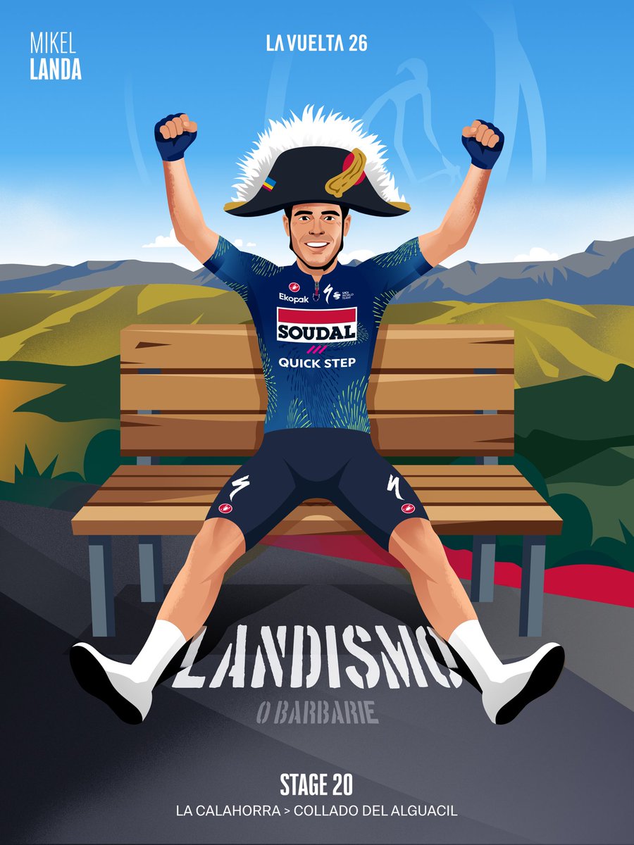 lavuelta's tweet photo. NEVER STOP BELIEVING ❤️‍🔥

NUNCA DEJES DE CREER ❤️‍🔥

#LaVuelta26

🎨 Saúl De la Rosa https://t.co/EVdh6lRx7X