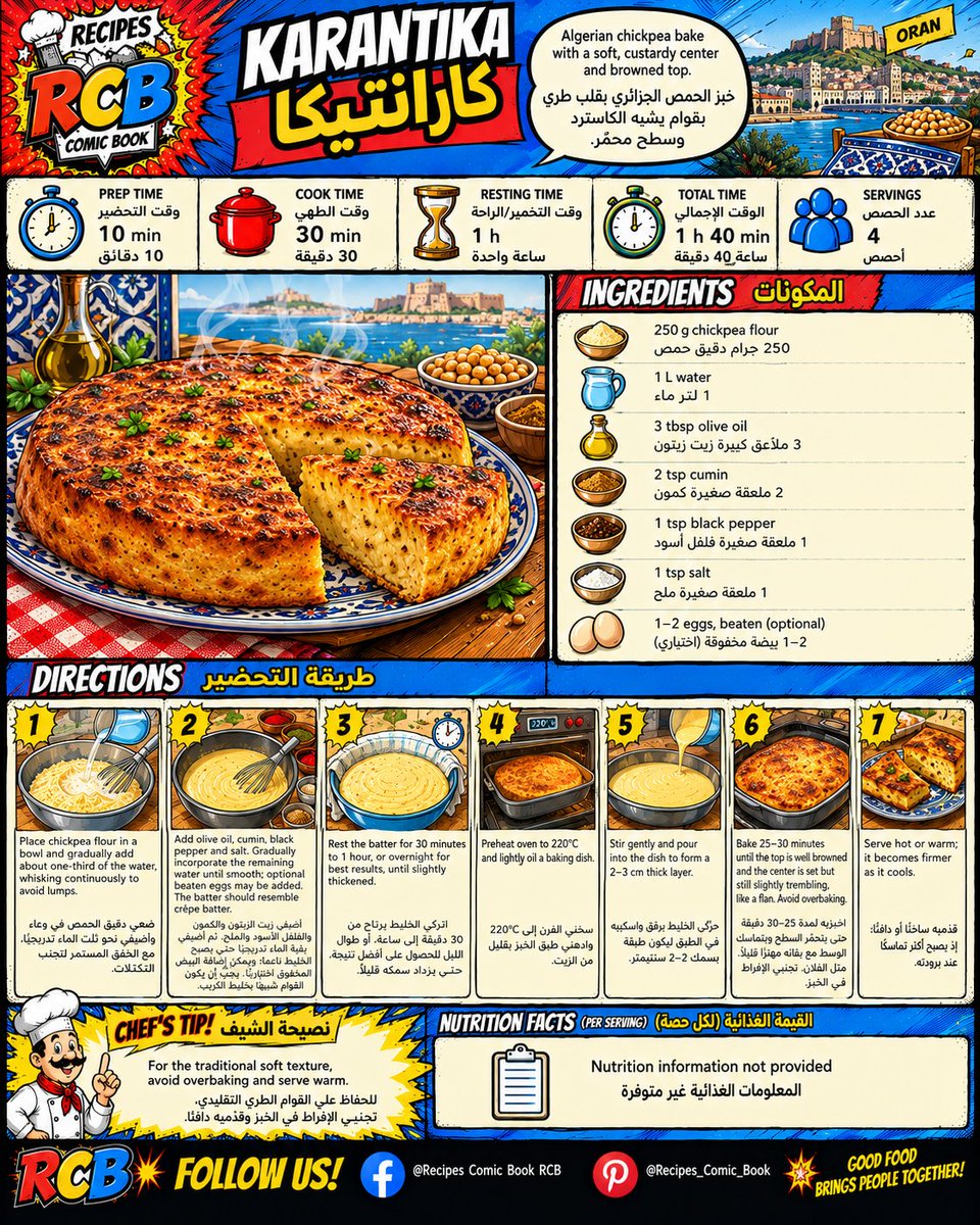 r_comic_book's tweet photo. Check out the delicious 😋 
KARANTIKA

جرّبوا هذه الوصفة الشهية 😋
كارانتيكا (خبز جزائري ) 🇩🇿

_________
https://t.co/FNzl3Q48Dk

https://t.co/NV6iMCigGb

https://t.co/g4OPduuFz4

https://t.co/p62uRmlj4e

https://t.co/TLcfESUOUK

https://t.co/nChKM7pWn8 https://t.co/oQhUOmKG85