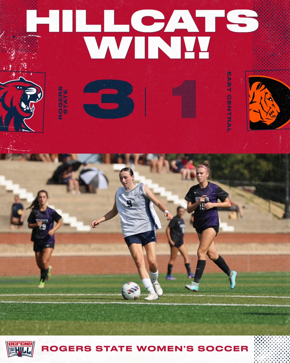 RSUHillcats's tweet photo. HILLCATS WIN! ⚽️

Holland collects her first career hat trick in @rsuwsoccer's 3-1 win over ECU in the non-conference finale! 🪄👏

RSU heads into MIAA play with a 2-1-2 record! 🔥

Holland: 3 Goals
Colmo: Assist
Butts: 4 Saves

#DefendtheHill https://t.co/MyIJaLLC1S