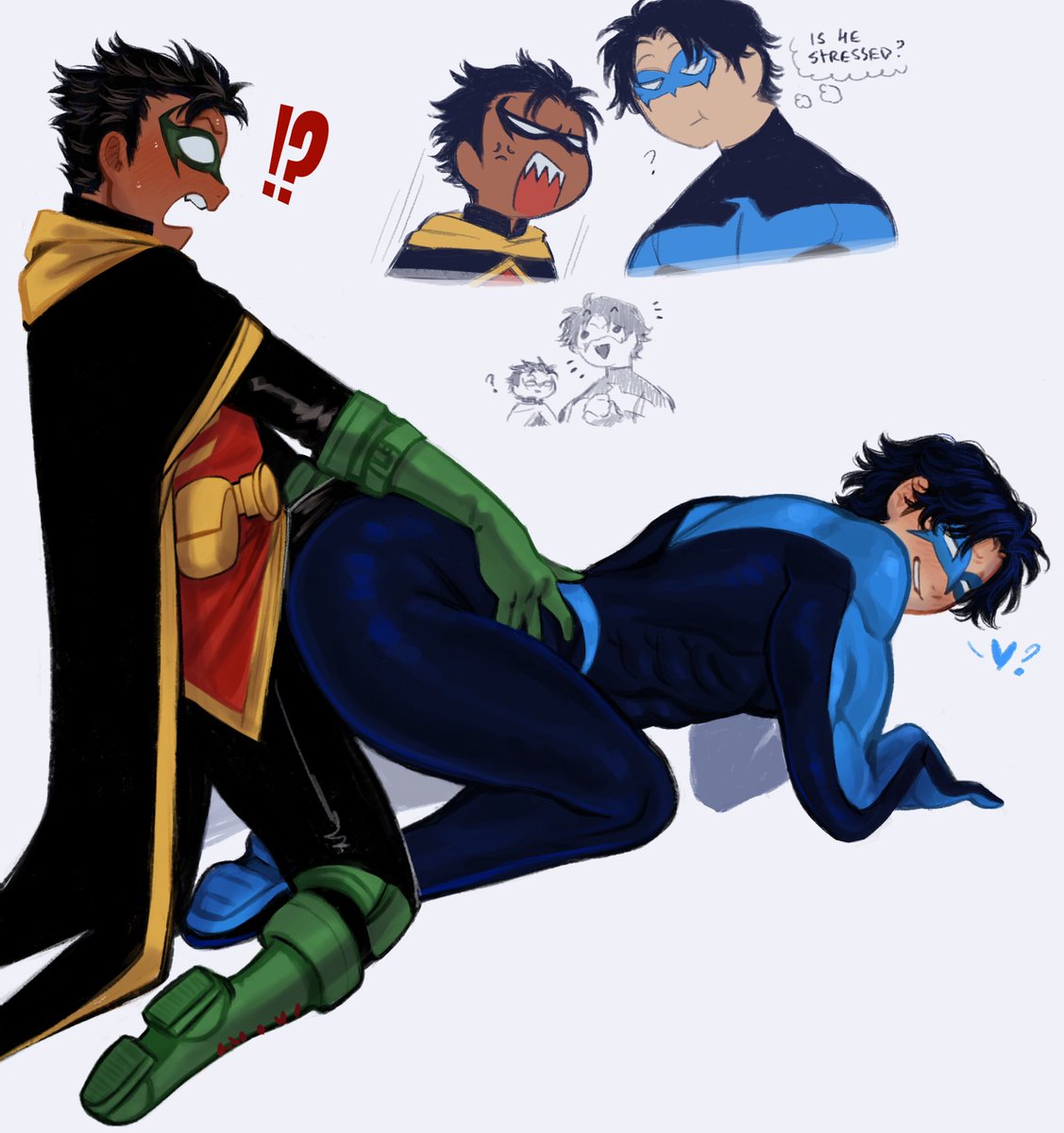 FreyaSlayerr's tweet photo. Damidick doodles https://t.co/v89ivPtPla