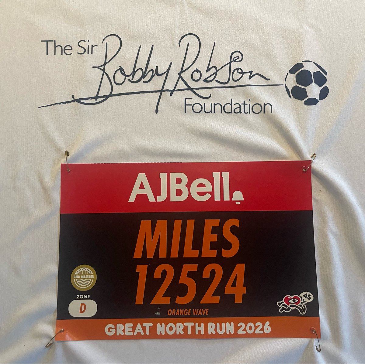 milesstarforth's tweet photo. @SBRFoundation Good luck to Sir Bobby’s Team and everyone taking part in the Great North Run today.

Let’s do this! https://t.co/V6fwYaosf5