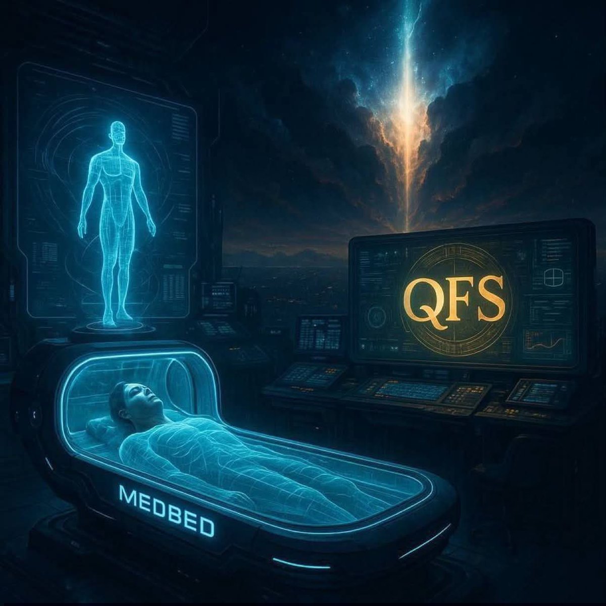WOLVERINE4w's tweet photo. THE QUANTUM AWAKENING 

Two rumored technologies could change everything

💠 MEDBEDS— advanced healing &amp; cellular regeneration

💠 QFS — a new, transparent, asset-backed financial system

One transforms health
One transforms wealth

The old system is cracking. Are you ready? 👁️⚡ https://t.co/1MyunY4UlB