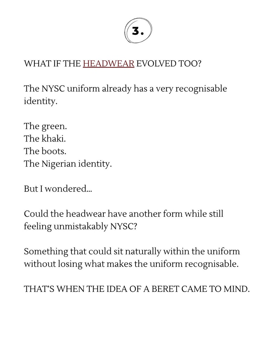 MBG_republic's tweet photo. Would a beret transform the NYSC uniform? 🇳🇬

A quick visual breakdown of what happens when we swap the standard field cap for a structured green beret. Same identity, sharper silhouette.

Drop your pick:

• Option 1: Keep the cap
• Option 2: Try the beret https://t.co/9ICM2OZJzj