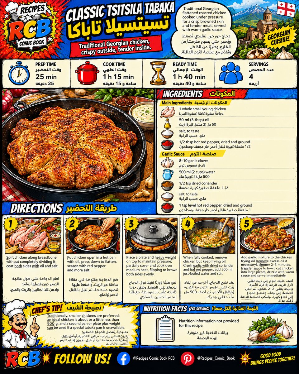 r_comic_book's tweet photo. Check out the delicious 😋 
Classic Tsitsila Tabaka 🇬🇪

جرّبوا هذه الوصفة الشهية 😋
تسيتسيلا تاباكا 🇬🇪

_________
https://t.co/FNzl3Q48Dk

https://t.co/NV6iMCigGb

https://t.co/g4OPduuFz4

https://t.co/p62uRmlj4e

https://t.co/TLcfESUOUK

https://t.co/nChKM7pWn8 https://t.co/0sVaqYrWPl