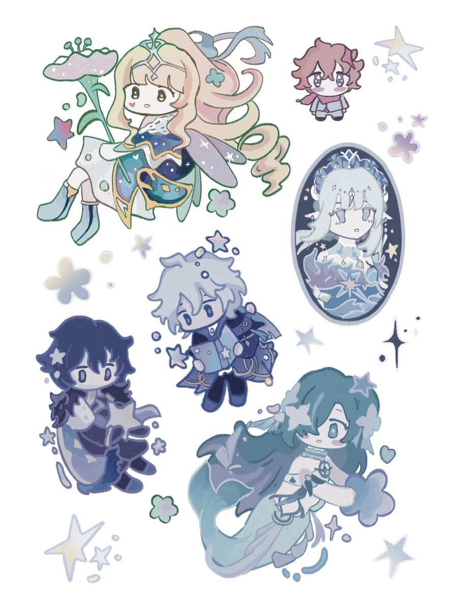 yioh425's tweet photo. #snezhnaya sticker sheet :p https://t.co/f2Vr0egW79