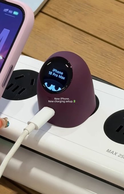 realbartmilly's tweet photo. Iphone 18 Pro comes with adapter! https://t.co/A6GF7WS9pb