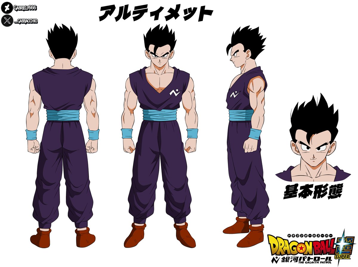 _gabbacchio's tweet photo. Gohan - Dragon Ball Super: The Galactic Patrol Arc
Vou fazer mais 3 Designs, quem consegue acertar quais são? https://t.co/Gz8jKc7TjN