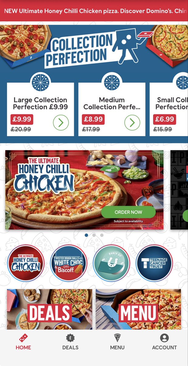 dm3421's tweet photo. @Dominos_UK went to order my pizza to discover my rewards have been taking away and I had a free pizza https://t.co/eB4XUzO4La