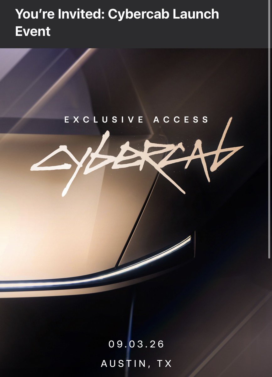 SawyerMerritt's tweet photo. We’re literately having the Cybercab launch event, Semi factory launch event and the Roadster launch event all within a 30-day span 🫨 https://t.co/kM6ogxkHzj