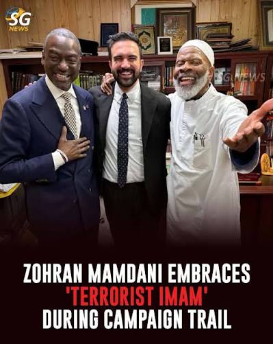 Gato_Cruzado_US's tweet photo. #politicalsatire #gallowshumor #whatitis "I felt it was important to console my Friend, Comrade & Fellow Muslim, Imam Siraj Wahajj on 09/11 anniversary. After all his plot to blow up the Towers with a truck on 1993 failed; & his Son got arrested in Taos, NM before he could do any school shootings."