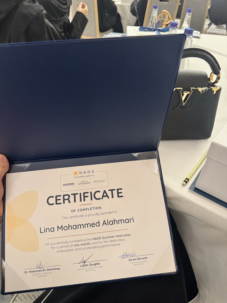 LAlahmari18754's tweet photo. A special ending to a valuable journey 🤍

Today, I attended the certificate ceremony marking the completion of my Summer Internship at NAOS. Grateful for the experience, the people I met, and everything I learned along the way.

#NAOS #SummerInternship https://t.co/EGM439JzfY